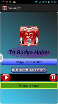 canliradyo android App screenshot 2